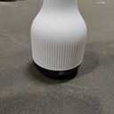 Essential Oil Diffuser Lamp, White Ceramic + Wood, Ultrasonic 180ml, Whisper soft, 4 Timers + 5 Light Settings, Auto Shut Off, Home + Office, Humidifier Air Purifier Aromatherapy