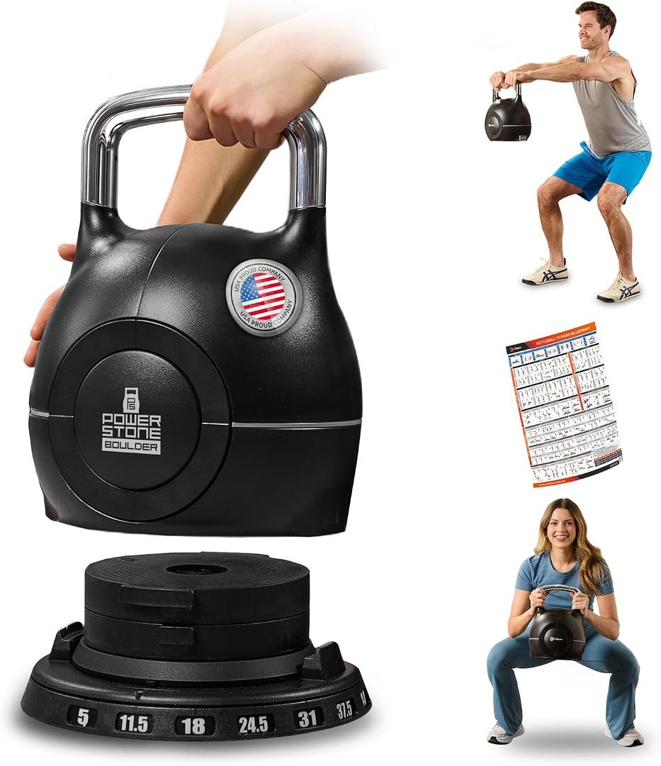 Lifepro Powerflow Plus Adjustable Kettlebell 7 in 1 up to 44 lbs