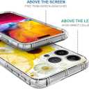 Compatible with iPhone 16 Pro Max Case,Soft TPU Transparent Shockproof Protective Cover Clear Case for iPhone 16 Pro Max,Lemon Sunflower
