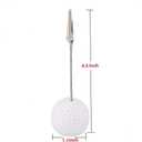5 x Golf Ball Shaped Table Number Holder Name Place Card Holder Memo Clip Holder Stand Note Holder Pictures Card Paper Menu Clip