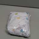 JEPFEIXIA Colorful Polka Dot Fitted Crib Sheet for Boys Girls Beautiful Watercolor Pastel Spots Baby Sheet for Standard Crib and Toddler Cute Nursery Bed Mattress Sheets 28"x52" - White