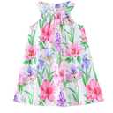 Baby Girl Clothes 6 9 12 Month Orange Baby Dress Floral Halter Hawaiian Toddler Dress Sleeveless Beach Spring Sundress Infant Girls Summer Outfits