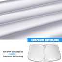 Windshield Sun Shade Compatible with BMW X3 X4 X5 X6 X7 5 6 7 8 Series, Foldable Front Windshield Sun Visor UV Ray Reflector Sunshade for BMW Keep Your Car Cooler