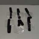 6Pcs Arm Badge Holder Armband ID Card Holder Waterproof Armband Badge with Adjustable Elastic Strap for Office Staff, Students, Employees, Universal Size, Transparent