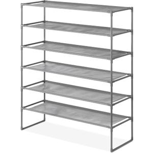 Whitmor Spacemaker 6-Tier Shelves, Gunmetal