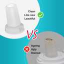 4 Pack Brita Water Bottle Mouthpiece Replacement - Silicone Bite Valve for Brita Filter & Stainless Steel Bottles