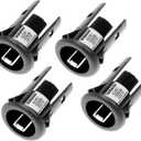 Dorman 42451 Rear Park Sensor Retainer Bezels Compatible with Select Ford Models, 4 Pack