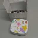 Mini Sticker Printer AHM2, Mini Thermal Printer with 3 Rolls Paper, Portable Bluetooth Inkless Printpods, Pocket Label Maker Suitable for Creative Kids DIY, Diaries, Photos, Study Notes -White