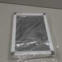 Expandable Window Screen, 2 Pack Adjustable Window Screen (10" H x 14.3" - 25" W) - Extra Small Replacement Window Screens with Frame, Durable Replacement Screen for Window