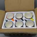 vancasso SIMI 16 oz Large Coffee Mugs Set of 6  Bohemian Ceramic Cups with Handle, Perfect for Latte, Tea, Hot Chocolate, Dishwasher & Microwave Safe Ideal Gift