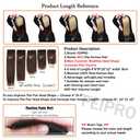 Short Mini Clip In Hair Extensions Real Human Hair Silky Straight Weft for Women With Thinning Hair Short Hair Easily add Hair Volume Thick Natural Invisible 6 Inch #1 Jet Black
