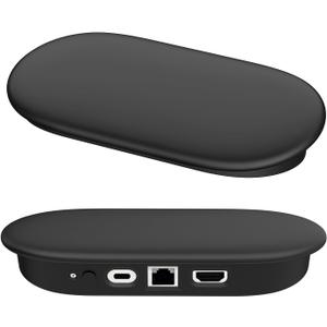 LEFXMOPHY Box Cover for Google TV Streamer 4K 2024 Silicone Case Black Sleeve (1-pack)