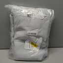 BGment Thermal Insulated 100% Blackout Curtains for Bedroom with Black Liner, Double Layer Full Room Darkening Noise Reducing Grommet Curtain (38 x 63 Inch, Pure White, 2 Panels)