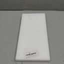 White Delrin/Acetal Copolymer Plastic Sheet 1-1/4" x 6" x 12"