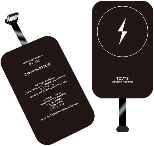 Wireless Charging Receiver and Adapter, Qi Wireless Charger Receiver Module, Suitable for Google Pixel 3A XL, Samsung Galaxy A13/A14/A15/A42, LG, and Other USB-C Phones.