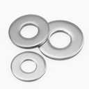 20 pcs 9/16 ID x 1-1/2 OD Stainless Flat Washers USS, 1.5" Outer Diameter, 304 Stainless Steel 18/8 Metal Washers, Fits 9/16" Screws and Bolts, Bright Finish