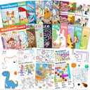 20Pack Small Activity Books for Kids Age 4-8,8-12,Kid Party Favor Gift,Brain Game for Kids Over 280 Different Games fit Classroom Activities,Birthday Goodie Bag Stuffers