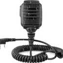 Retevis Walkie Talkie Speaker Mic,IP54 Waterproof 2 Pin Shoulder Speaker Mic,for RT22 RT68 RT27 H777 RB26 RB29,Compatible with BAOFENG UV-5R BF-F8HP PRO 5RM UV-21R K5PLUS Samcom Pxton Tidradio Radio