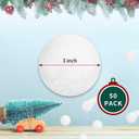 50 Pack Fake Snowballs for Kids Indoor and Outdoor, 3 inch Christmas Snow Balls for Fights, Fake Snow Toys for Winter Holiday Toss Game