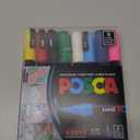 uni POSCA PC-3M Water-Based Paint Markers, Reversible Fine Tip (0.9-1.3mm), Assorted Colors, 8 Pack