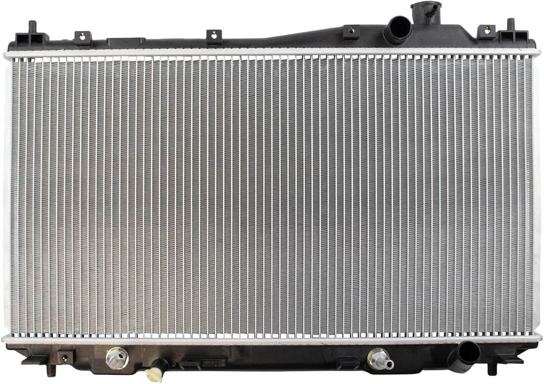 TRQ Radiator Assembly Aluminum Core Compatible with 01-05 Honda Civic CU2354 HO3010177