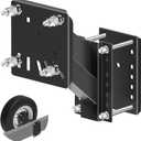 Trailer Spare Tire Mount Bracket, Heavy Duty Spare Tire Carrier Mount for Boat and RV, Fits 5 & 6 & 8 Lugs Wheels on 4.5'',4.75'',5.0",5.32",5.5",6.5",6.7",7.1" or 7.9" Bolt Patterns 160 Lbs