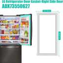 UPGRADED ADX73550627 Refrigerator Door Gasket Replacement Compatible with Kenmore & LG French Door, 39.57"x 17.13" Right side Fridge Door Gasket Seal Fits Models LFX28968D, LFXS26566S, LMXS27676D