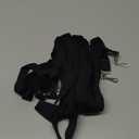 12 Pack Cruise Lanyard with Waterproof ID Card Holder, Colorful Solid Color Durable Lanyard with Badge ID Holder for Badge Card and Carnival Sail (Black)