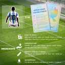 2 PCS Messi Stickers, Argentina Football Legend Decal Stickers, Messi 10 Vinyl Stickers for Water Bottles, Laptop Decals for Soccer Fans, Waterproof Sports Stickers (0102)