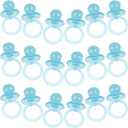 Unique Blue Pacifier Boy Baby Shower Favor Charms, 18ct (13641)