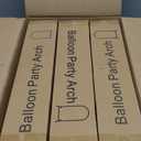 Hemmotop Metal Arch Backdrop Stand, 7.2FT+6.6FT+6FT Wedding Arches for Backdrop, Gold Background Arch Stands Set of 3, Flower Arches Frame for Birthday Party, Baby Shower, Graduation, Garden Dcor