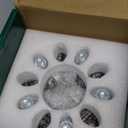 YHTAUTO 5x4.5 Hub Centric Wheel Spacers 1.25 Inch Fits Toyota, Lexus & Scion Models, Camry, RAV4, Avalon, tC xB, RX ES Series, 5x114.3mm 5 Lug Tire Spacers w/ 12x1.5 Studs 60.1 mm Hub Bore, 2 PCS Blac