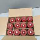 3 Pack 3x6 Inch Red Pillar Candles for Romantic Valentine's Day and Christmas, Unscented Column Candle for Home Restaurants, Smokeless Dripless and Clean Burning Emergency Candle