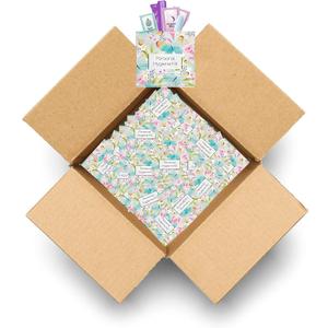Butterfly Style Menstrual Kit All-in-One 60 Pack | Convenience on The Go | Period Kit Pack for Travelling, Tweens & Teenagers or just When Youre Out | Individually Wrapped Feminine Hygiene Product