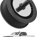 12700122 Drive Belt Idler Pulley Compatible with 2014-2015 Chevy Cruze 2019-2024 Chevrolet Silverado 1500 LTD Tahoe Suburban GMC Sierra 1500 Yukon Cadillac Escalade ESV Replaces 12720530