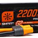 Spektrum 14.8V 2200mAh 4S 100C Smart G2 LiPo Battery: IC3, SPMX224S100,Multi