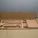 Large Wood H-Frame Easel with Storage Drawer, Foldable Art Painting Easel for Adults and Students, Adjustable Artist Easel Stand for Painting and Display, Holds Canvas Art up to 48"