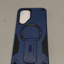 for Samsung Galaxy A36 5G case/A56 5G case[Compatible with MagSafe][with 2*9H Tempered Glass Screen Protector], Built in Invisible Stand, Not fadingShockproof Protective Phone Cover 6.7-inch(Blue)