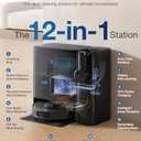 ECOVACS DEEBOT T30S Combo Robot Vacuum and Mop, All-in-One Cleaning Hub, 11000Pa, ZeroTangle Technology, TruEdge Adaptive Edge Mopping, Dual Self-Emptying, Hot Water Washing, Auto-Mop Lifting