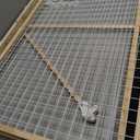 MidWest Homes for Pets Wire Mesh Pet Safety Gate, Dog Gate Expands From 29 - 50 Inches Wide, 44 Inches Tall, Wood, Powder Coated Wire