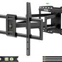 USX MOUNT 8" Sliding Design/Heavy Duty Full Motion TV Wall Mount for 32-120" TVs, Ultra-Large Dual Arm Mount for 16/18/24" Studs with Swivel,Tilt&Level/Preassembled, Max VESA 800x600 up to 165lbs