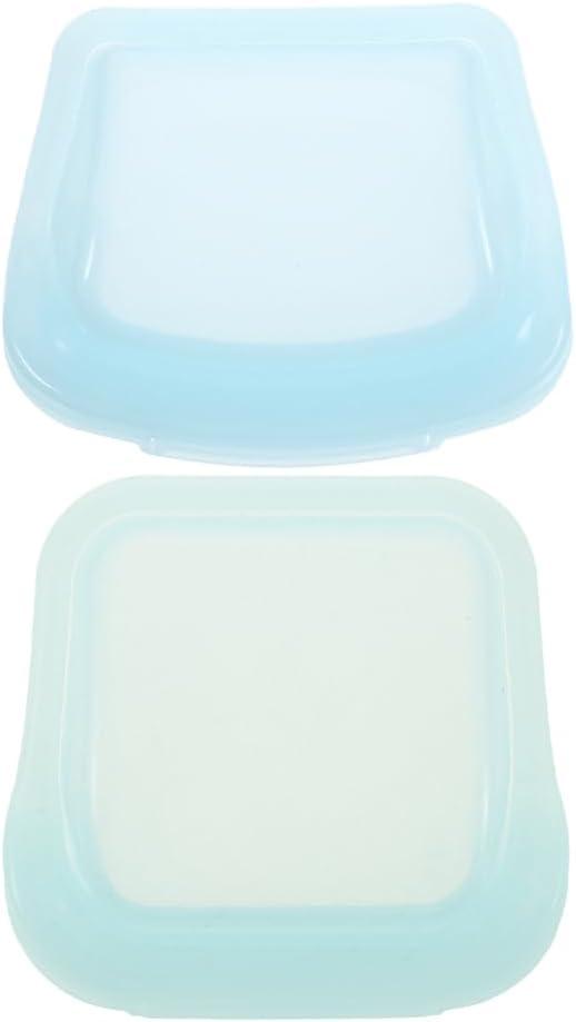 Unomor 2Pcs Reusable Silicone Pill Bags for Travel Transparent Pill Organizer with Open Design Resealable Storage Pouches for Medication