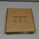 Marble Decorative Bowl for Kitchen Counter, Natural Travertine Serving Bowl with, Modern Display Bowl for Dining Table Centerpiece Home Decor(7.8 Inch) (yellow)