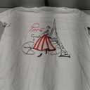 Paris Woman Woman Paris T-Shirt (White,Small)