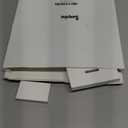 Sawysine 4 Pcs Wooden Christmas Tree Tabletop Decor Rustic Wood Christmas Trees Table Centerpieces Christmas Tiered Tray Decor Wood Trees with Rectangular Base for Xmas Winter Holiday (White)