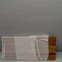 Extra Wide 26in Wooden Step Stool, Heavy Duty One Step Stool for Adults and Seniors, Holds Up to 550 lbs, Reinforced Cross Bar, Non-Skid Surface, Multipurpose Use for Kitchen, Bathroom, Bedroom (Warm Acacia)