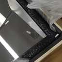 Over The Door Mirror, 14x50 Inch Large Wall Mirror, Black Frame for Bathroom, Bedroom, Closet, and Hallway