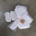 GarveeHome 5-Piece Dining Table Set for 4, Modern Kitchen Table with 4 Boucle Chairs, Rectangular Dining Table with Storage Shelf & Marble Tabletop, Home Dining Furniture for Small Space