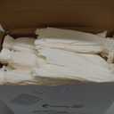 Cholemy 24 Pcs Tissue Paper Flowers, Crepe Paper Flowers Decorations 8" 10" 12" for Wedding Party Baby Bridal Shower Carnival Party Birthday Nursery Wall Decor(Beige)