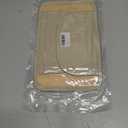 Microfiber Leather Center Console Cover,Car Accessories Car Center Console Pad,Microfiber Leather Armrest Cover Cushion with 2 Storage Bags,Memory Foam Armrest Cover,Fits Most Vehicles (Beige)